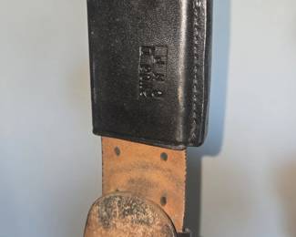 Bianchi Basketweave Leather Duty Belt and Holster Rig with Accessory Pouches second image