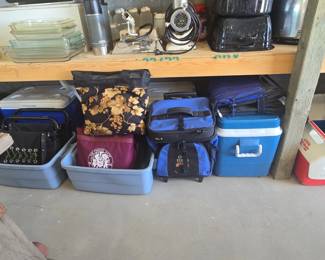 Assorted Vintage Coolers and Insulated Bags