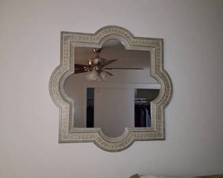 Signature Design by Ashley Desma Traditional Quatrefoil Framed Accent Mirror