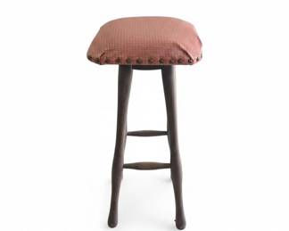Vintage Rustic TurnedLeg Bar Stool