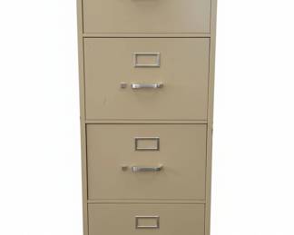 HON Series FourDrawer Vertical Filing Cabinet