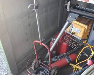 Vintage Welding Gas Cylinder Hand Truck