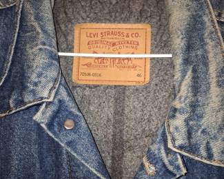 Vintage Levis BlanketLined Denim Jacket second image