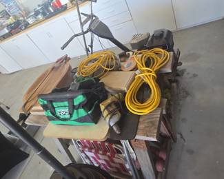 Craftsman Front Tine Tiller with Briggs Stratton Engine and Assorted Tools