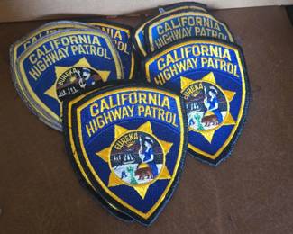 California Highway Patrol CHP Uniform Shoulder Patches