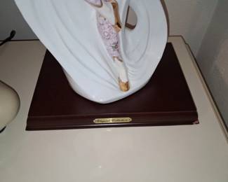 Elegant Collection Ballerina Figural Table Lamp with Beaded Fringe Shade second image