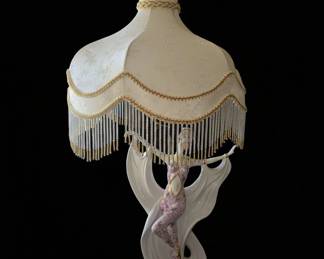 Giuseppe Armani Elegant Lady Figural Lamp