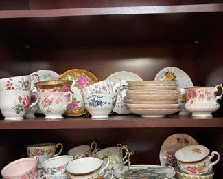 Teacups and saucers