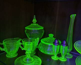 Uranium glass