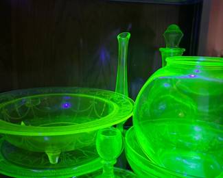 Uranium glass