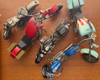 Vintage Metal Motorcycles