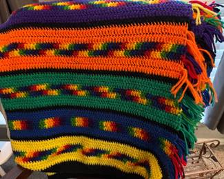 Vintage Homemade Afghan