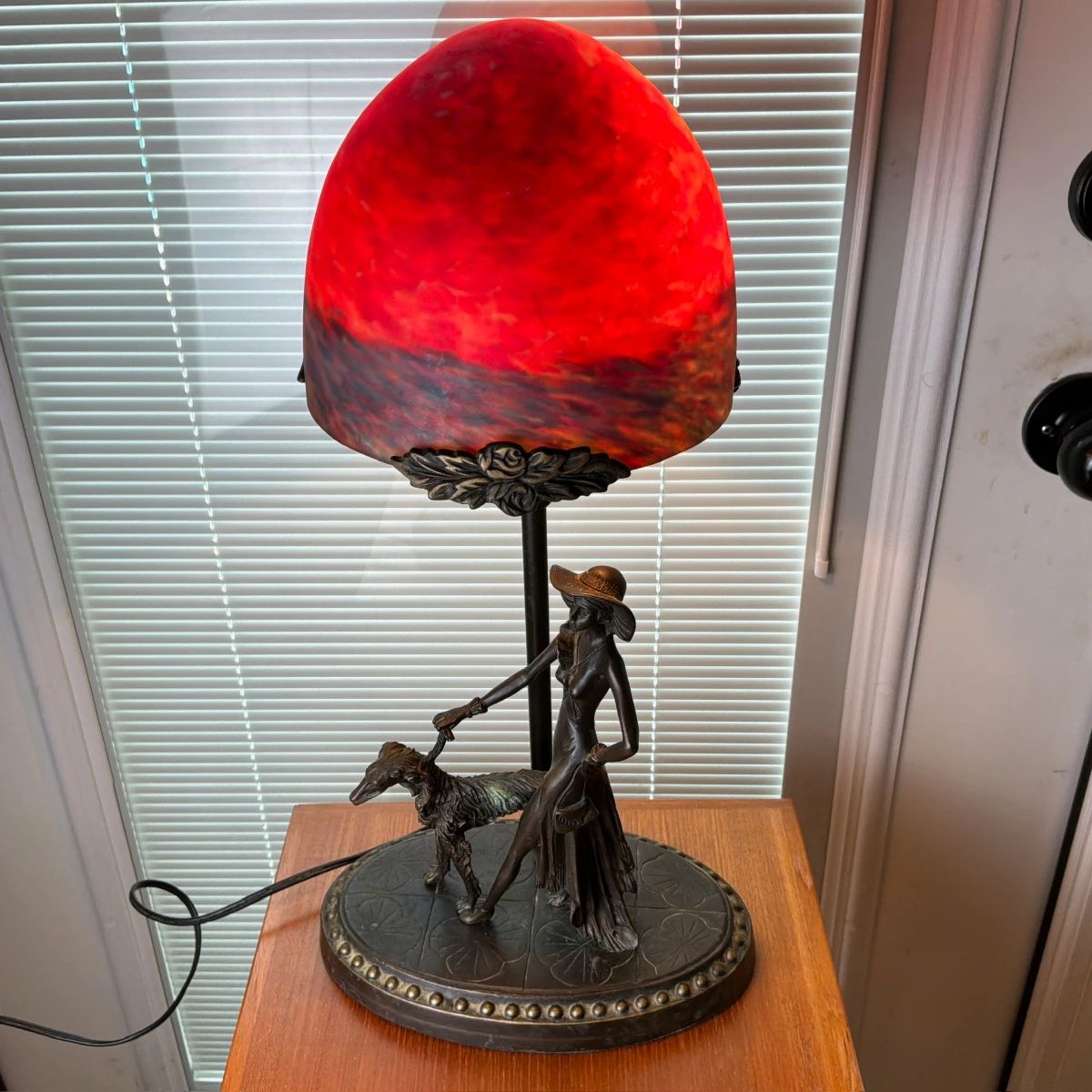 Bronze Art Deco Lamp