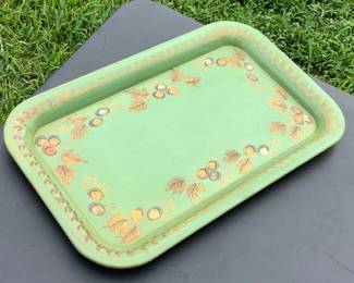 Tin painted tray