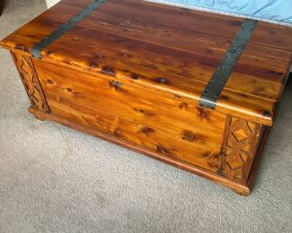 One of a few blanket chests