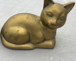 Brass cat