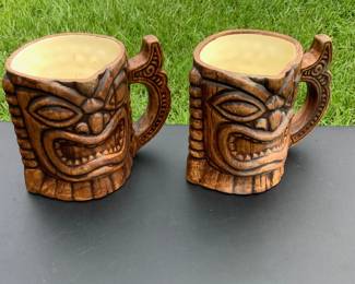 Treasure Craft Tiki Mugs
