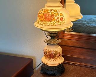 Quoizel signed lamp