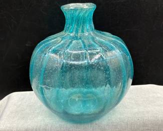 Blown glass vase