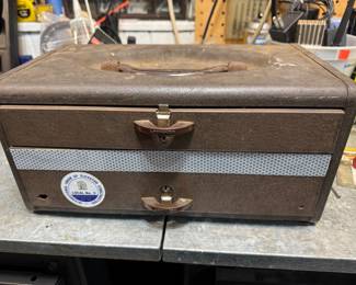 Stanley Metal Portable Mechanic’s Tool Chest with Dual Locking Drawers, Carry Handle & Industrial Brown Finish