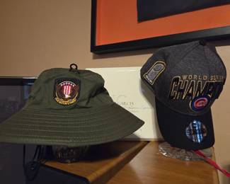 US Marines Bucket Hat, Chicago Cubs World Series Champions Baseball Cap