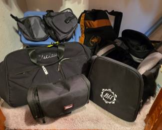 Titleist, Ben Hogan & Assorted Golf Travel Bags, Duffel Bags, Backpacks, Zippered Accessory Cases & Sports Equipment Storage Collection
