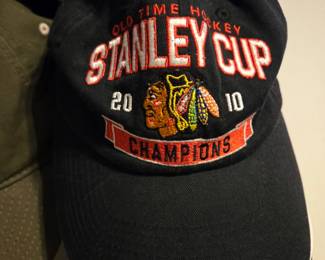 Chicago Blackhawks 2010 Stanley Cup Champions Old Time Hockey Black Embroidered Baseball Cap