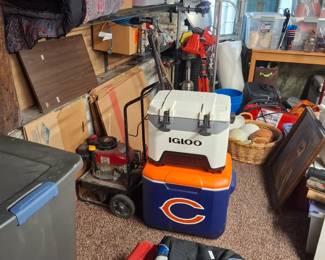 Chicago Bears NFL Logo Cooler, IGLOO 52-Quart BMX Cooler, Lawn Mower, Power Tools, Garage Equipment & Household Storage Collection