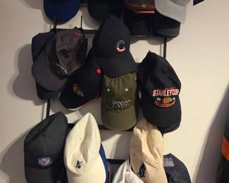Assorted Chicago Sports & Golf Baseball Cap Collection – Chicago Bears, Blackhawks, Cubs World Series Champions, U.S. Open & Stanley Cup Hats