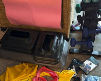 Lot 120: Yoga and Fitness Equipment Set