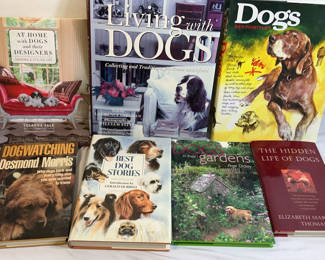 Lot 78: Collection of dog-themed books