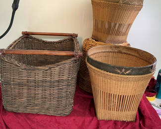 Lot 108: Assorted Woven Baskets