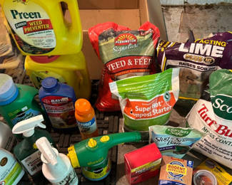 Lot 130: Assorted Garden and Lawn Care Products