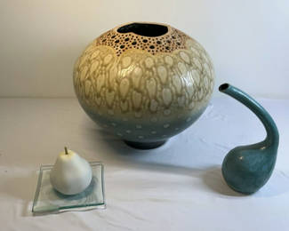 Lot 14: Extraordinary Ceramic pot by James Brooke, And More