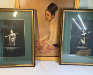 Lot 67: 3 Framed Thai Art