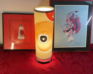 Lot 31: Native American Signed Art
