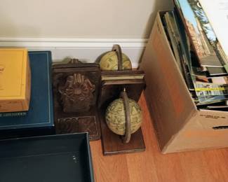 And the book room...not yet staged
