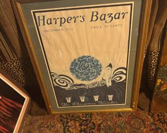 Framed Harper's Bazar