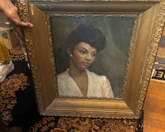 Painting in Ornate Frame