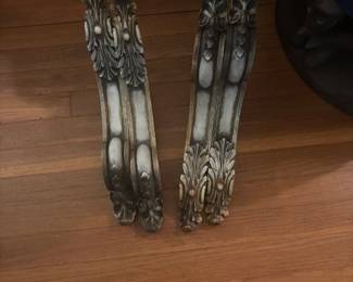 Four Carved Wooden Legs