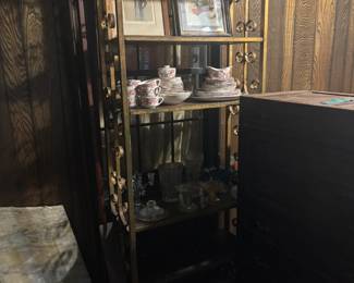 Gold Tone Ornate Shelf