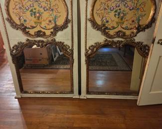 Two Carved Ornate Mirrors