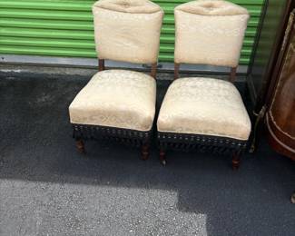 2 Clothbound Chairs