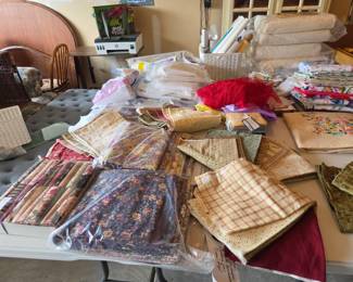 Fabric, quilting, and  sewing supplies