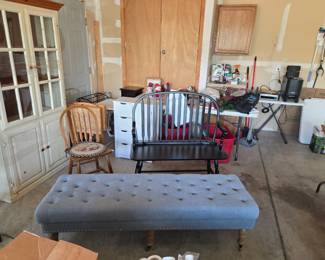 furniture and Christmas decor