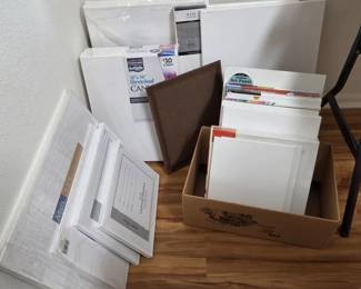 artist canvases - various sizes