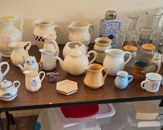 teapots, vases, home decor