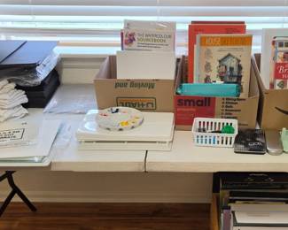 art supplies, art books