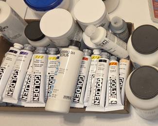 Golden acrylic paints