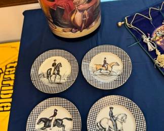 Fitz & Floyd equestrian plates